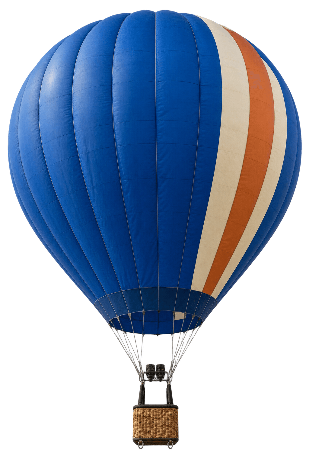 Hot-air balloon carrying a Domakin housing conversation and apartment photos above the rooftops